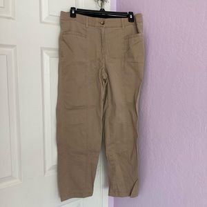 Khaki colored Chico’s pants